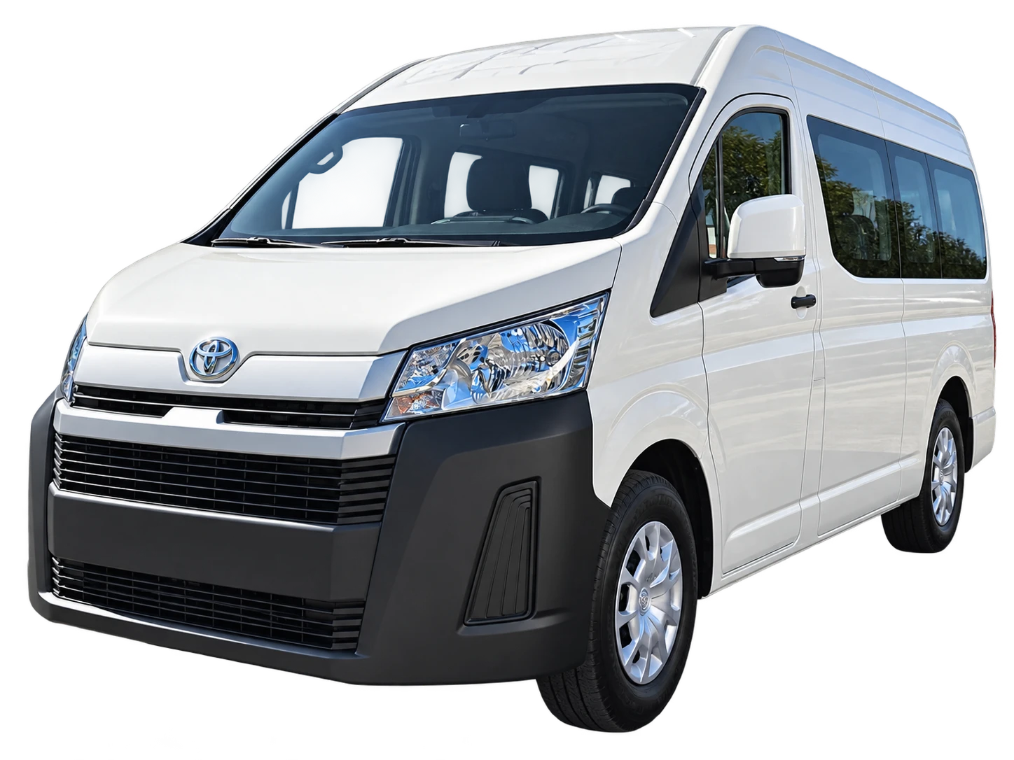 Toyota Hiace blanca